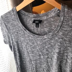 Mossimo Oversized grey scoop-neck tunic